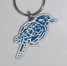 Plastic Kookaburra Keyring
